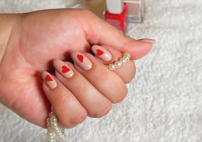 Nail art di San Valentino