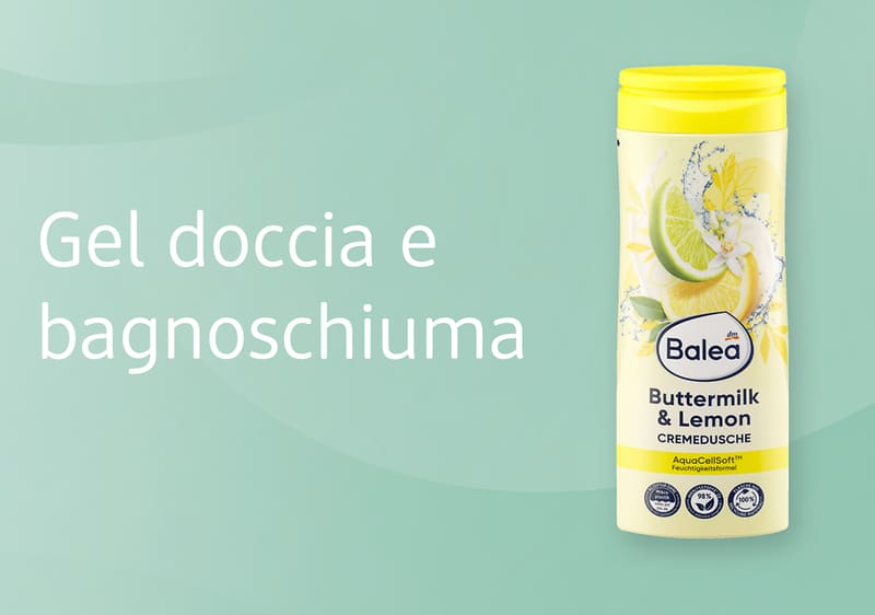 Gel doccia e bagnoschiuma Balea