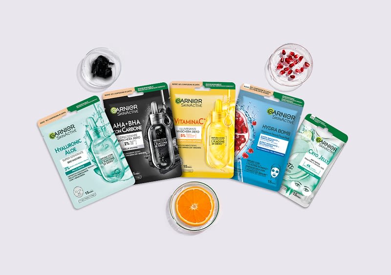 Maschere viso in tessuto Garnier Skincare