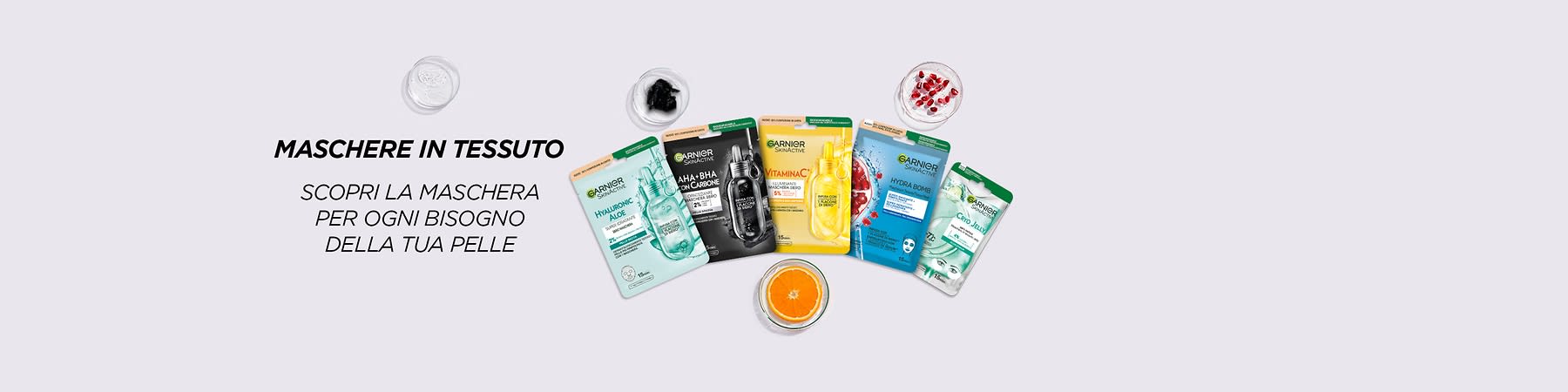 Maschere viso in tessuto Garnier Skincare