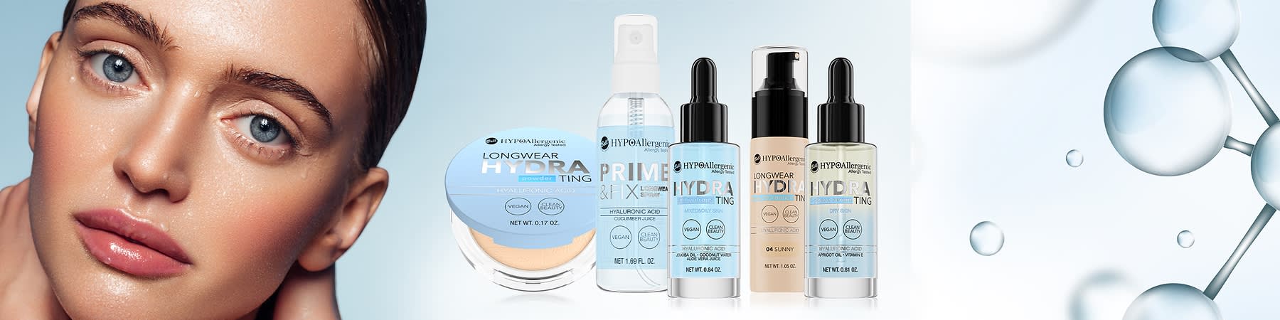 Linea di prodotti Hzdra di Bell HYPOAllergenic