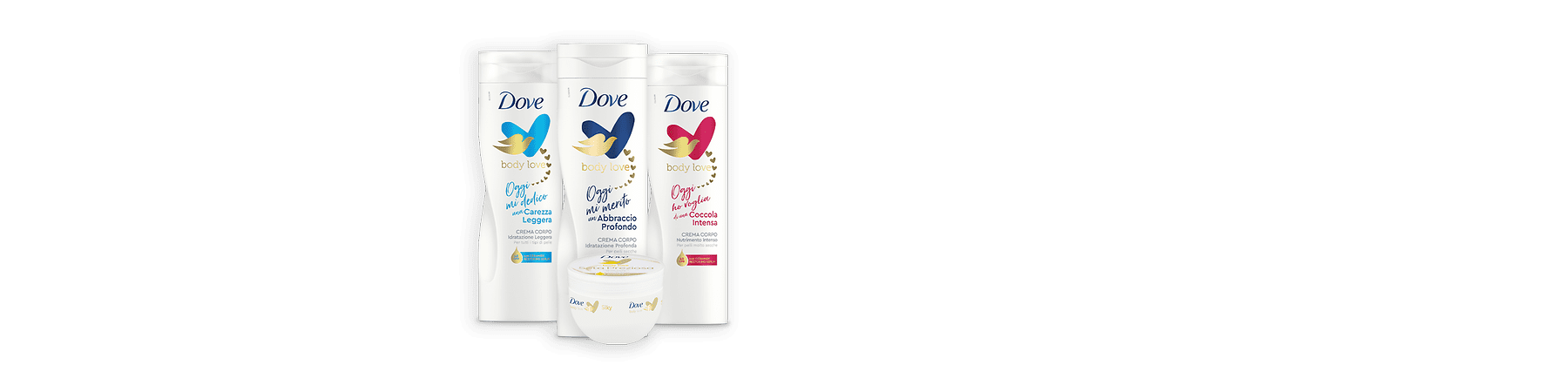 Prodotti Dove Body Love