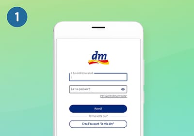 Passaggio 1: accedi al tuo account "la mia dm" o creane uno nuovo