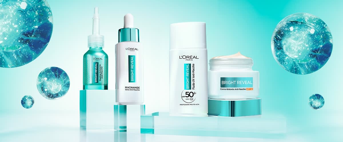 Nuova gamma anti-macchie Bright Reveal di L'Oréal Paris