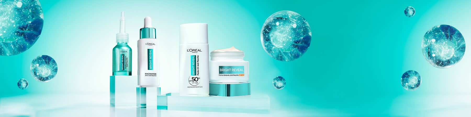 Nuova gamma anti-macchie Bright Reveal di L'Oréal Paris