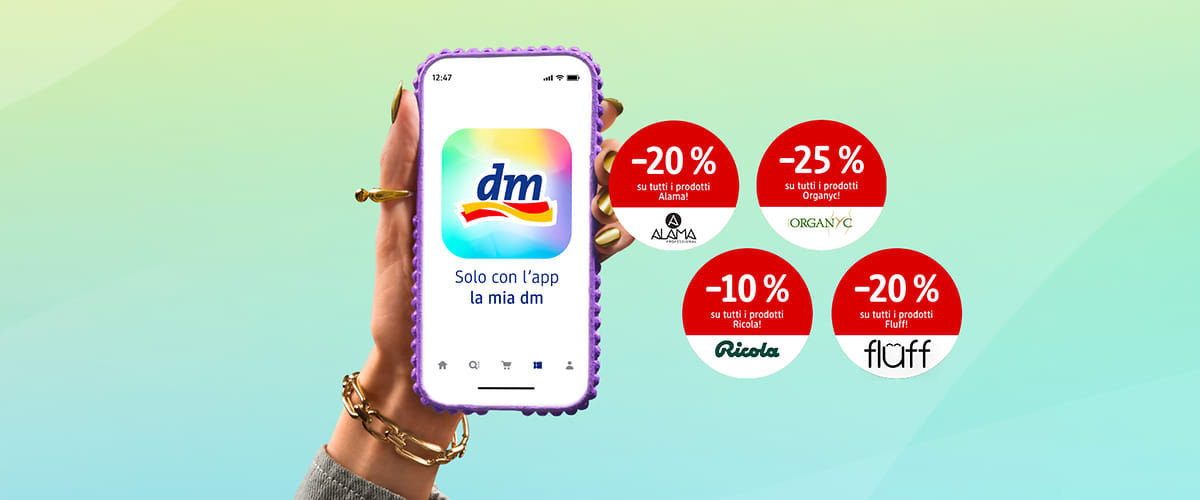 Offerte del mese app "la mia dm"