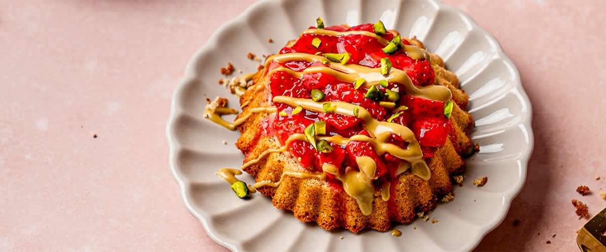 Torta di fragole senza glutine