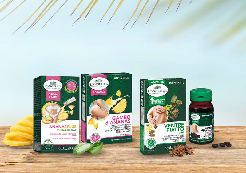 L'ANGELICA integratori gonfiore e drenaggio
