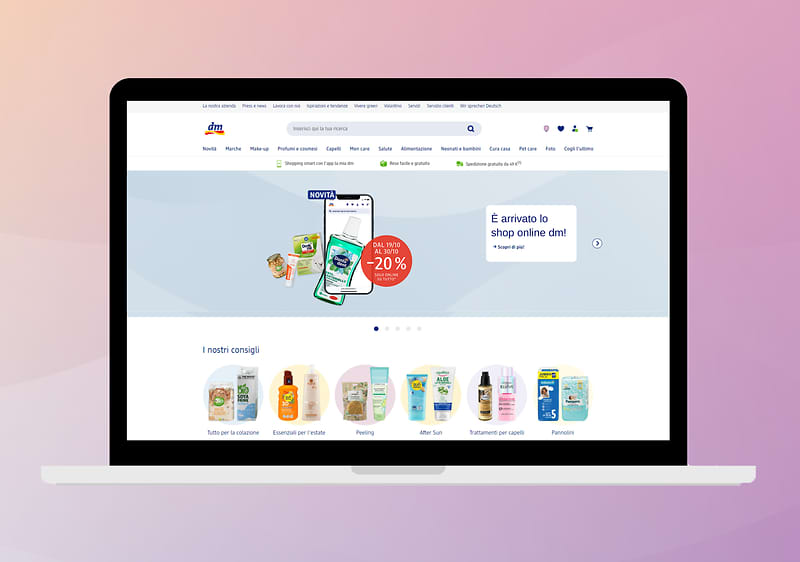 lancio shop online dm