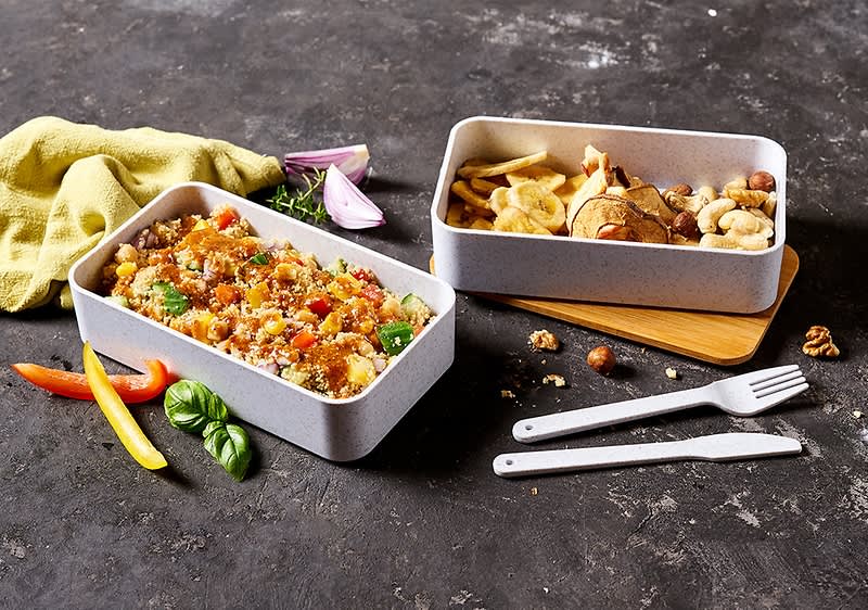 Bento box cous cous vegano