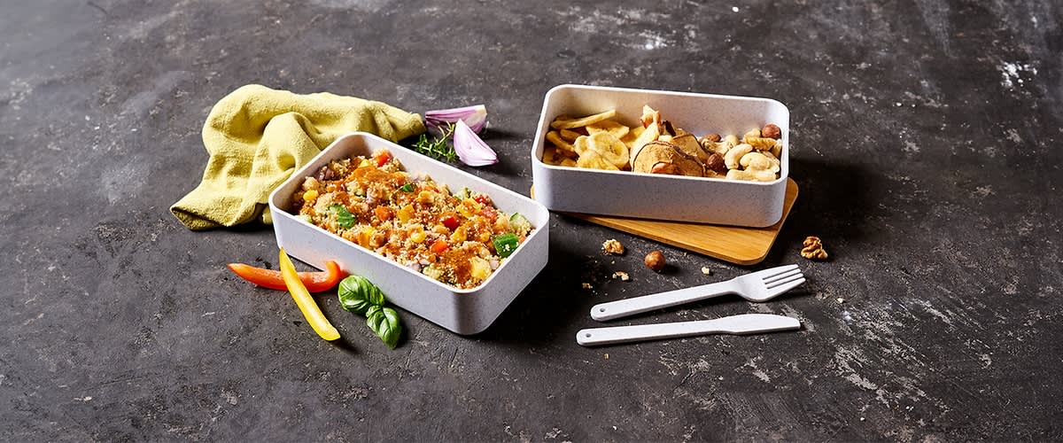 Bento box cous cous vegano