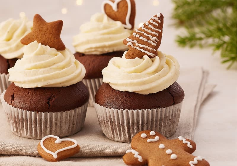 cupcake al pan di zenzero