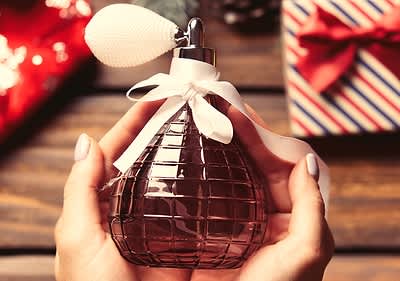 flacone profumo natale