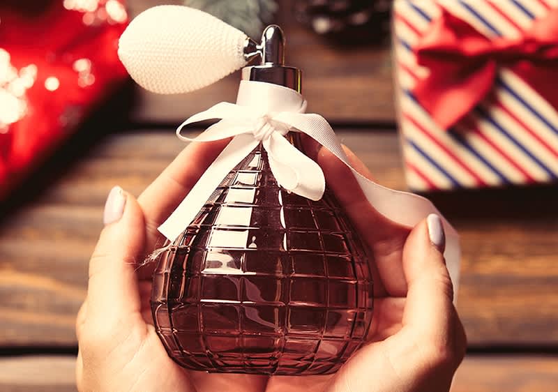 flacone profumo natale