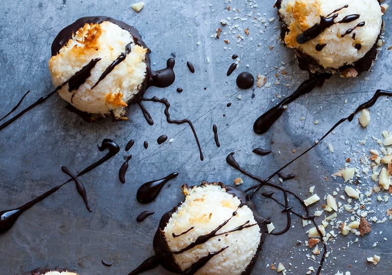 Amaretti vegani al cocco