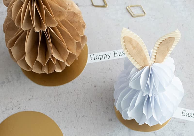 Coniglietti pasquali fai da te