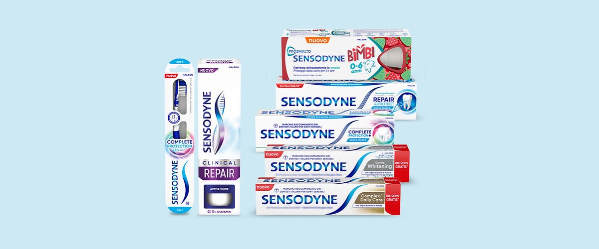 Sensodyne dentifrici per denti sensibili