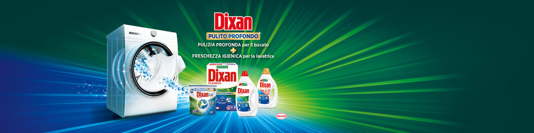Dixan prodotti lavatrice