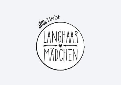 Langhaarmädchen logo