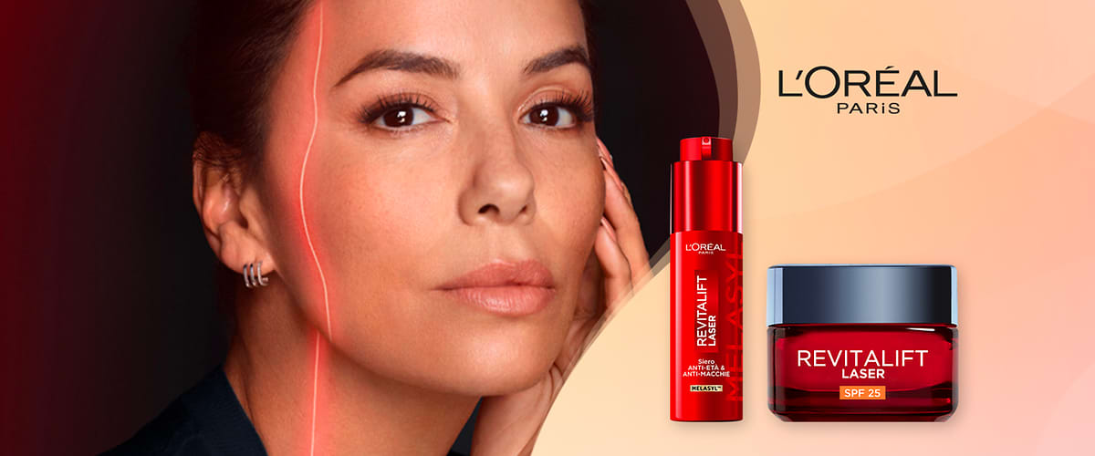 Novità L'Oréal Paris: siero Melasyl di Revitalift Laser e crema viso per la routine anti-age.