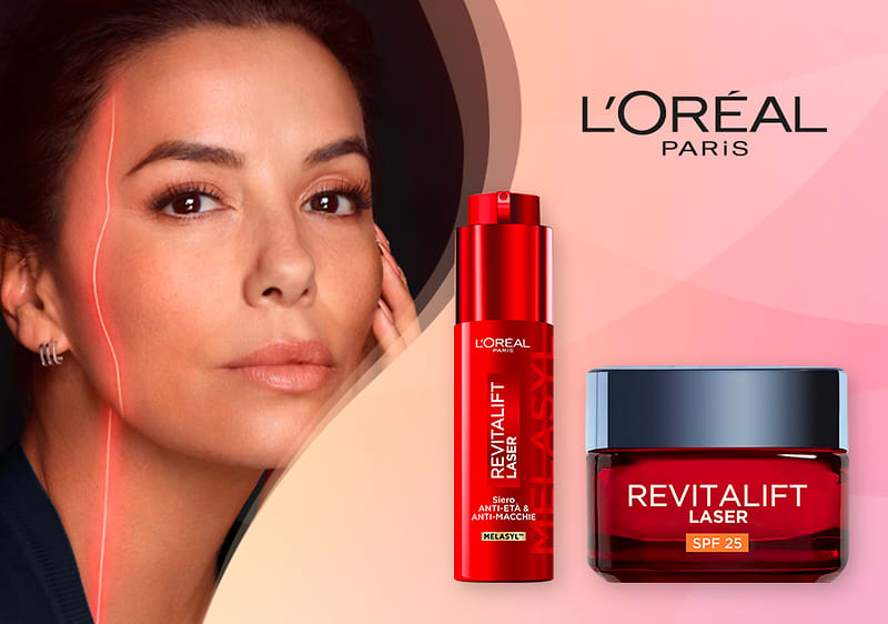 Novità L'Oréal Paris: siero Melasyl di Revitalift Laser e crema viso per la routine anti-age.