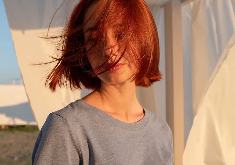 Blunt Bob senza la frangia