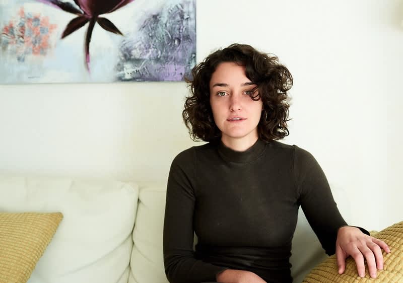Blunt Bob con capelli ricci
