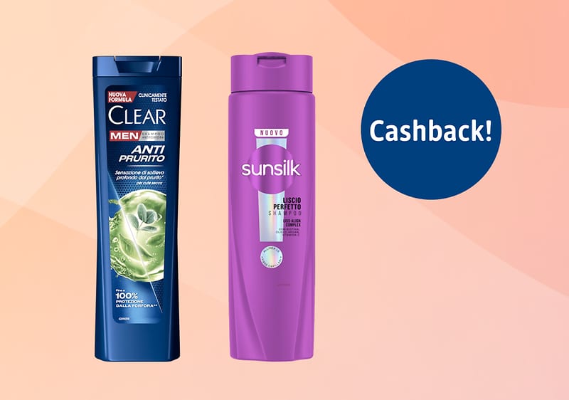 Cashback Sunsilk e Clear
