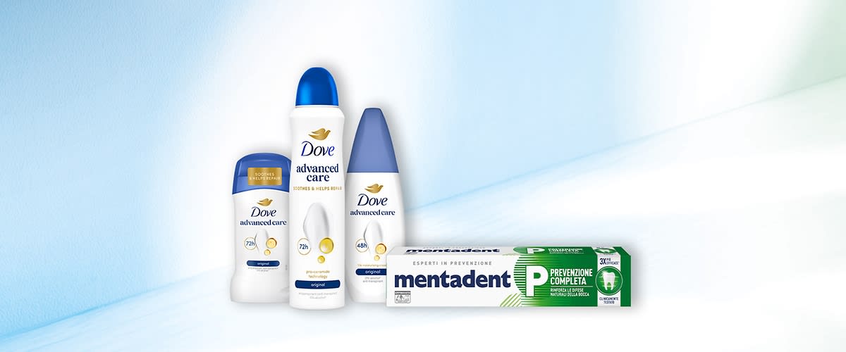 Cashback Dove e Mentadent estate