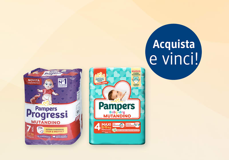 Concorso Pampers mutandino