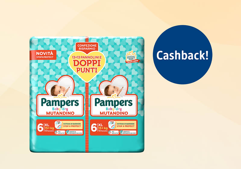 Cashback Pampers Estate 2026