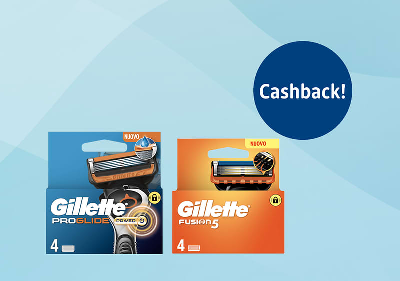 Cashback “GILLETTE RIMBORSO LAMETTE”