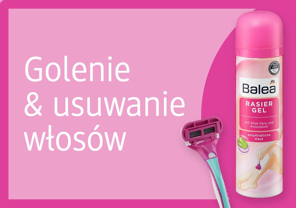 Produkty do golenia i usuwania włosów Balea