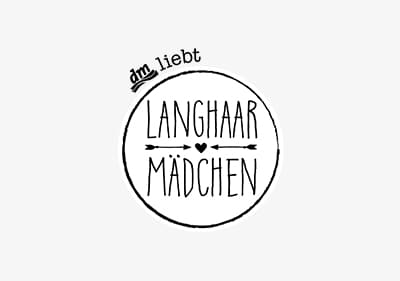 Langhaarmädchen Logo