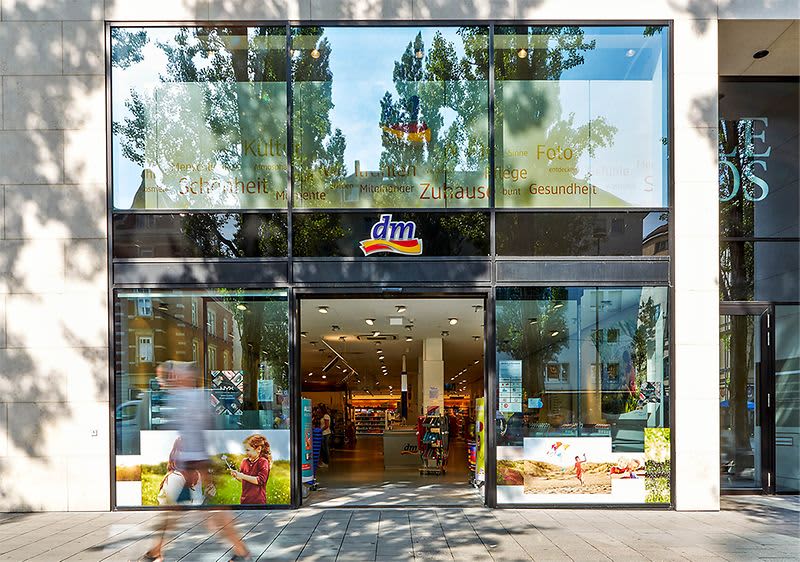 Frontansicht dm-Markt