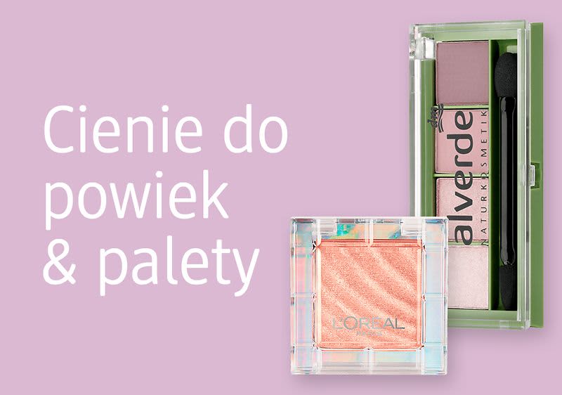 Cienie do powiek i palety