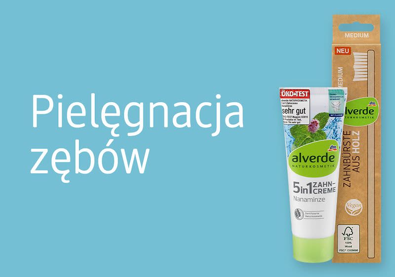 Pielęgnacja zębów alverde