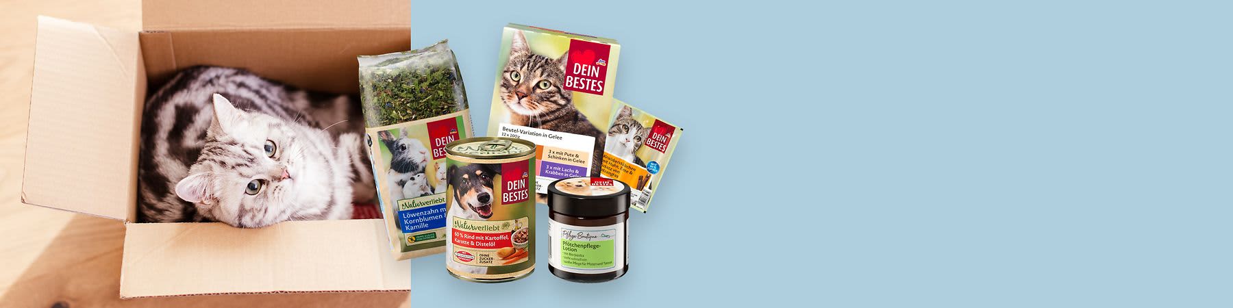 Karma dla kotów i zwierząt domowych Dein Bestes