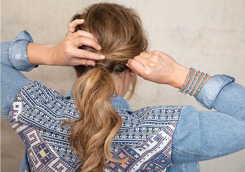 Warkocz boho
