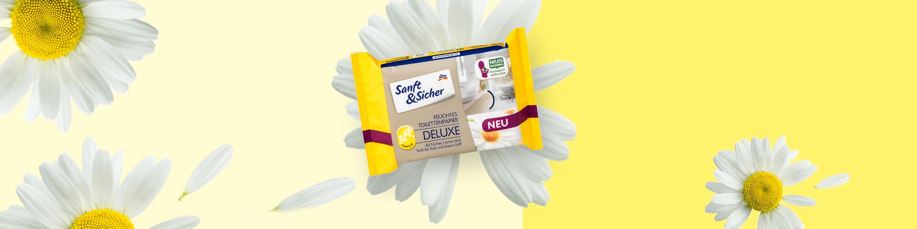 Papier toaletowy z rumiankiem Sanft&Sicher
