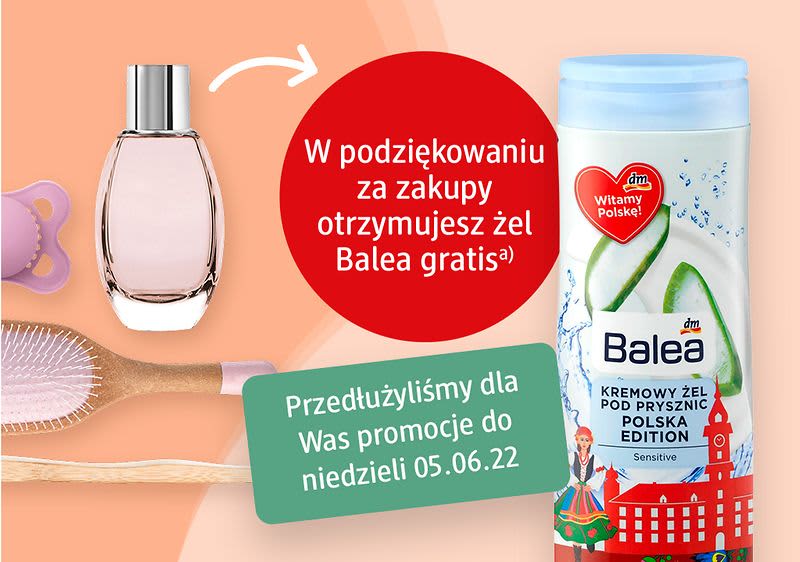 Balea zel pod prysznic gratis