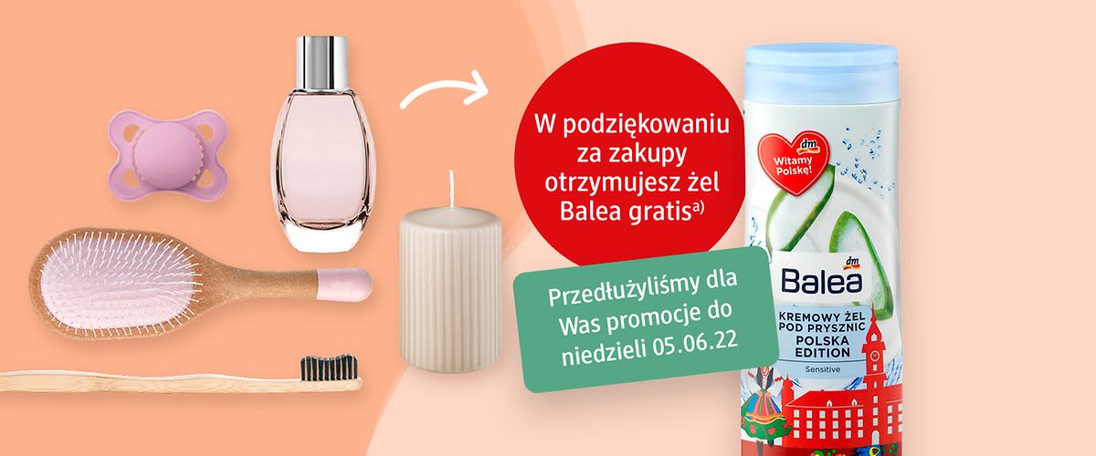 Balea zel pod prysznic gratis