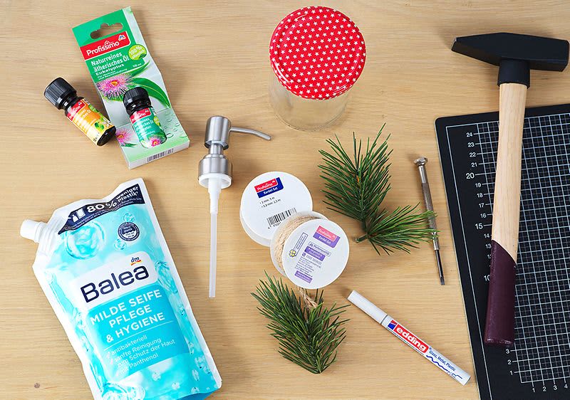 Winterseife Anleitung Schritt 1