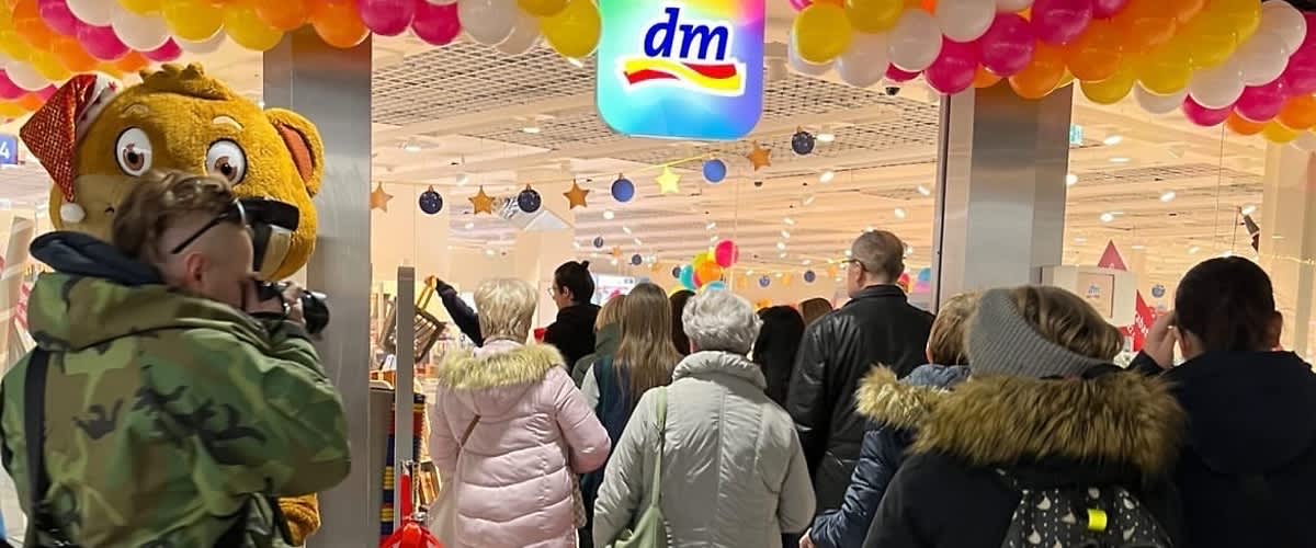 Otwarcie drugiej drogerii dm we Wrocławiu (Marino)