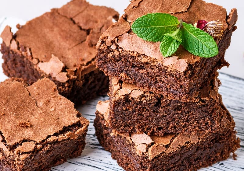 Spróbuj wegańskich brownie