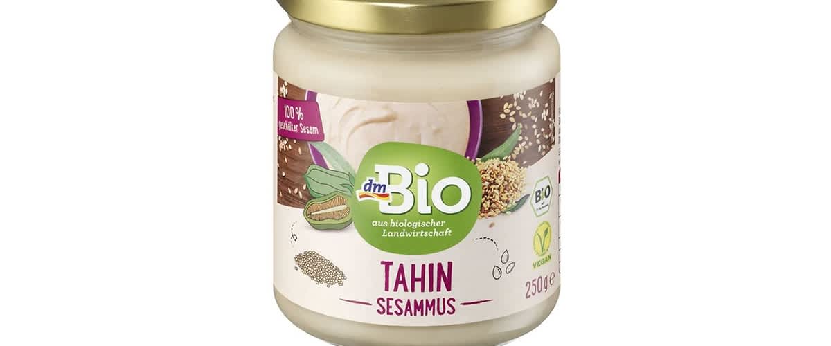 dm-drogerie markt wycofuje produkt dmBio Tahini, pasta sezamowa