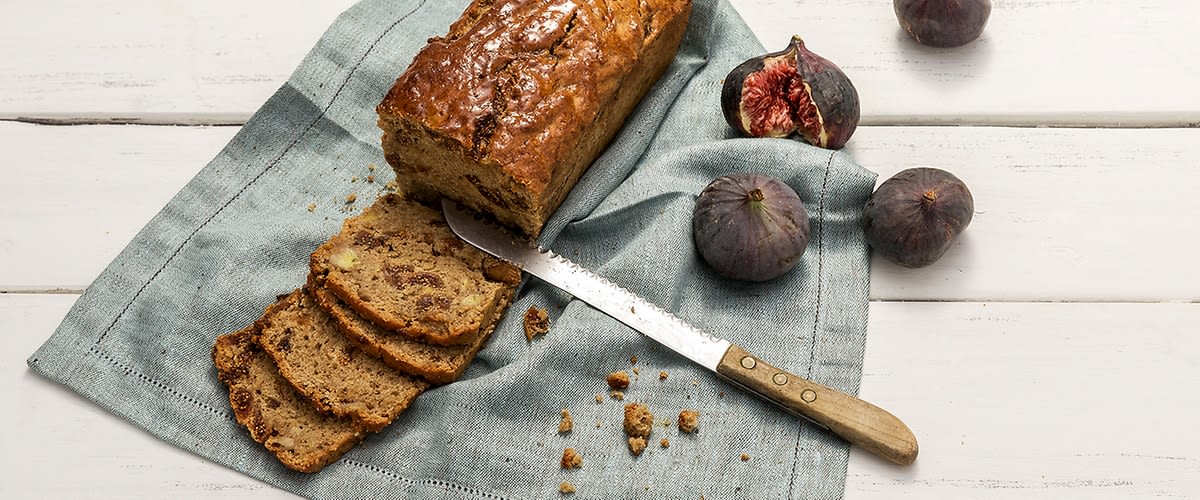 Wegański chlebek bananowy z figami