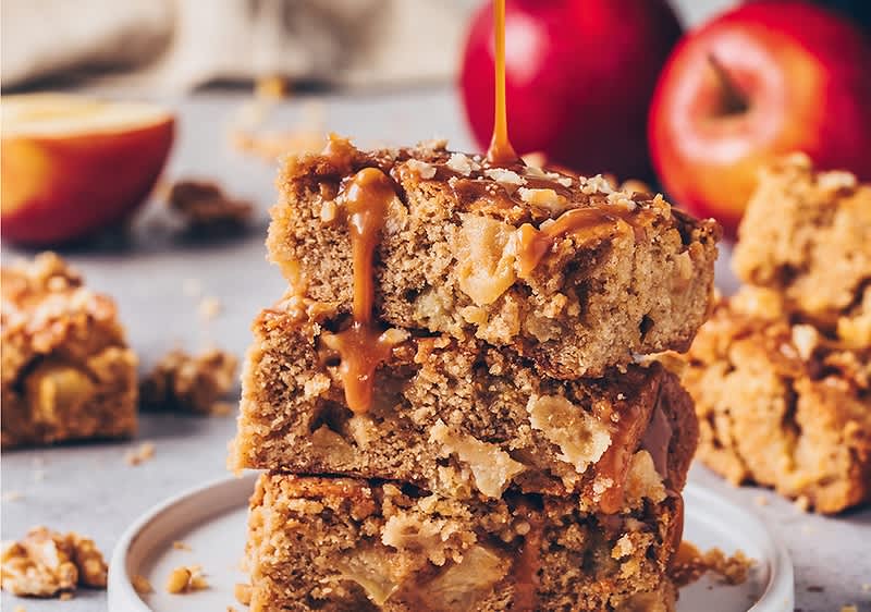 Jabłkowe blondies