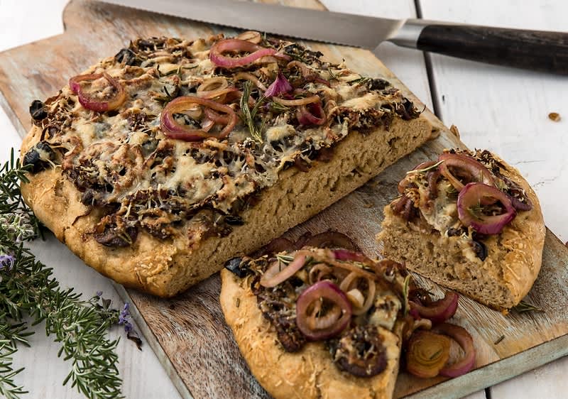 Spróbuj wegańskiej focaccii