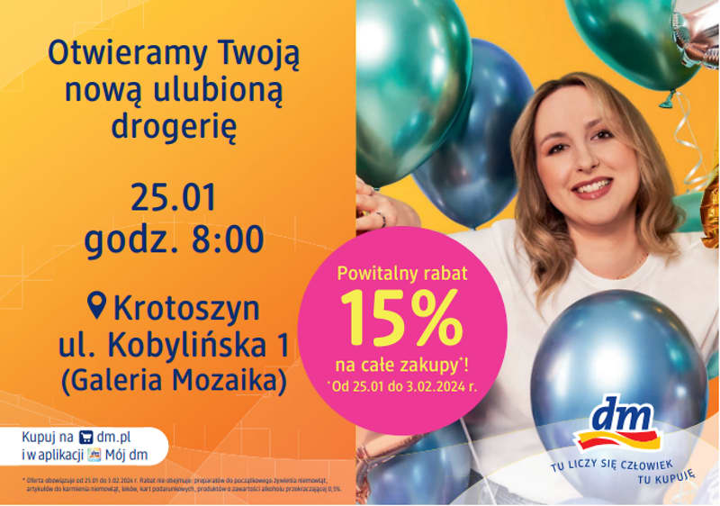 otwarcie drogerii dm
